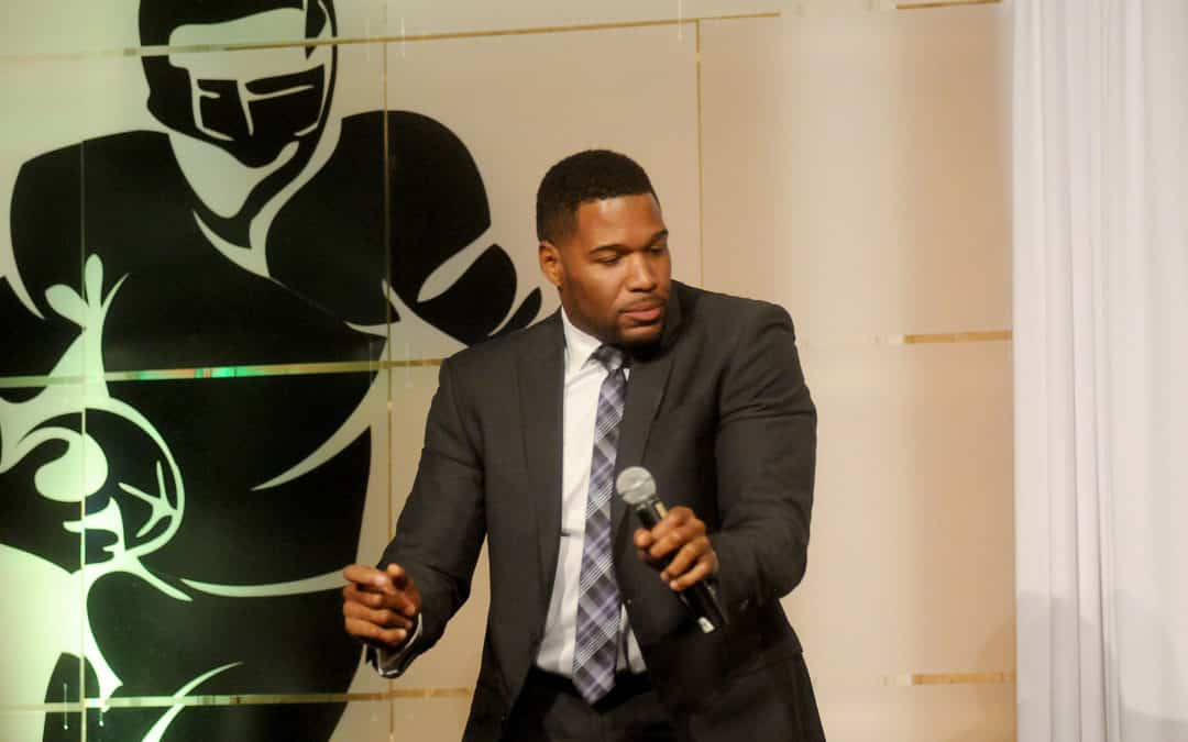 Touchdown for TEACH 2015 with Michael Strahan: “Amazing, amazing event!”